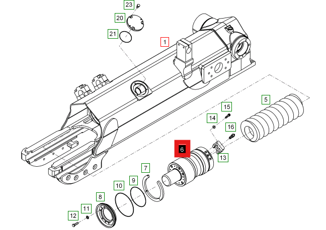 Натяжитель 93503235 LIEBHERR